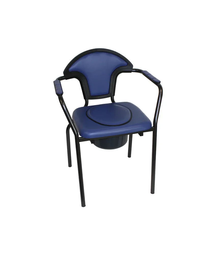 Sedia comoda Comfort, bacinella WC è staccabile da entrambi i lati e dall'alto - 2 versioni