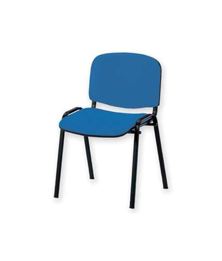 Sedia visitatori ISO, in tessuto - con telaio e 4 gambe