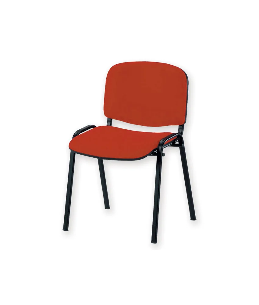 Sedia visitatori ISO, in tessuto - con telaio e 4 gambe