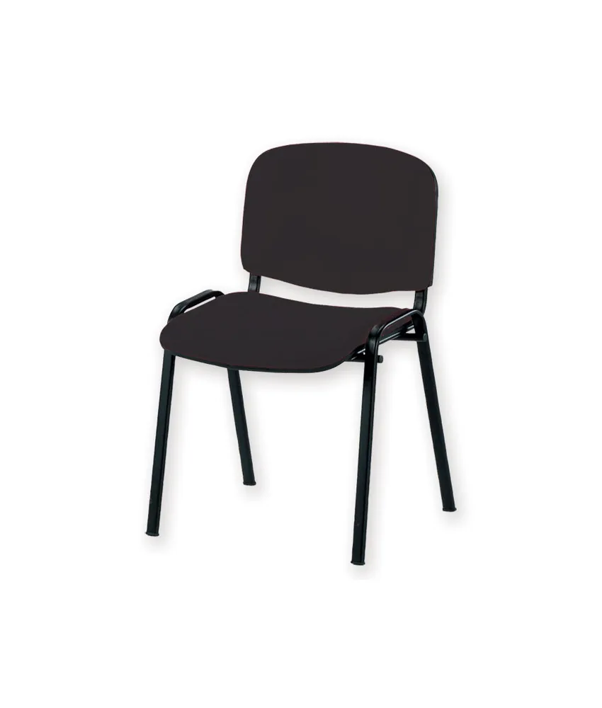 Sedia visitatori ISO, in semimpelle - con telaio e 4 gambe