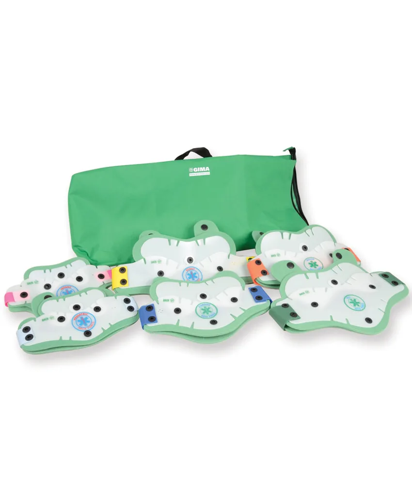 Set 6 collari, polietilene con rivestimento lavabile in EVA