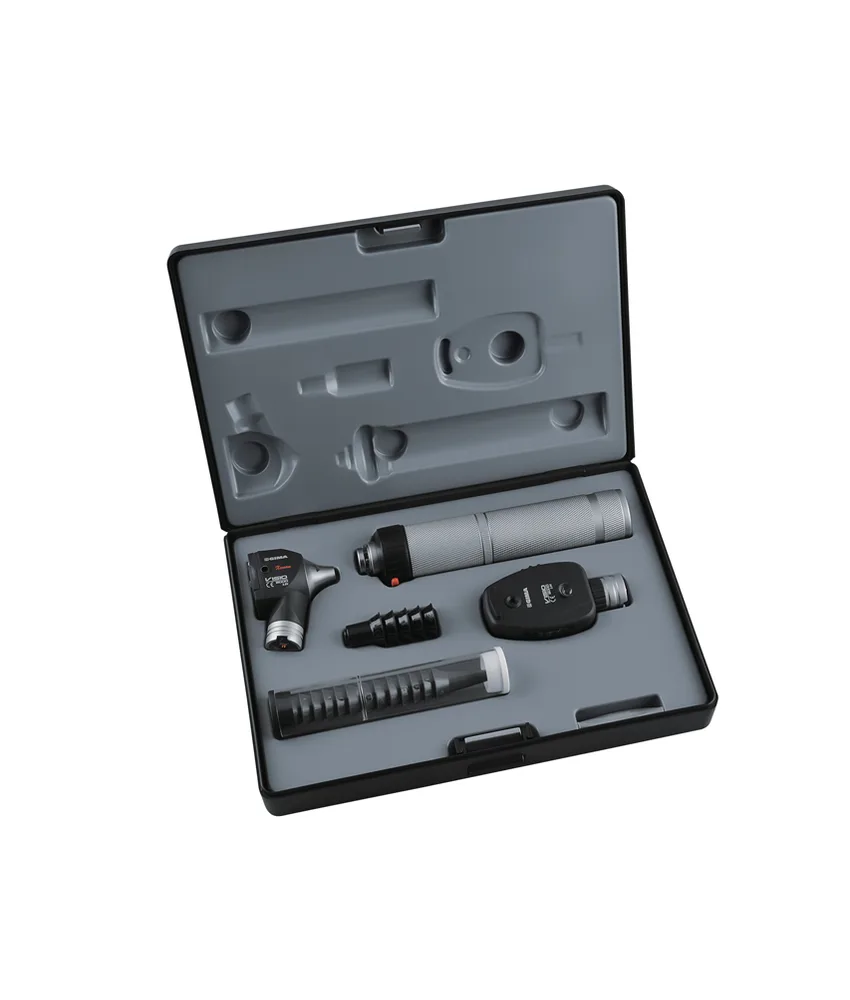 Set oto-oftalmoscopio F.O. Visio 2000, xenon - 3,5 V - manico con presa a 2 piedini