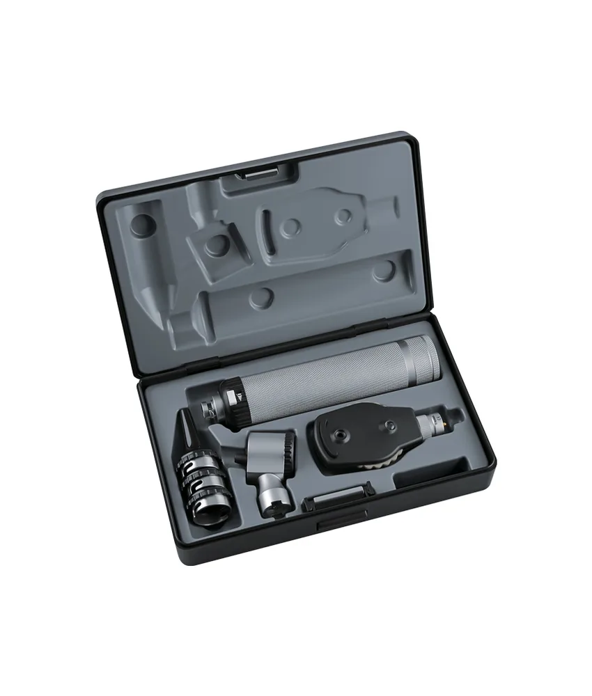 Set oto-oftalmoscopio Parker, testa otoscopio alogena