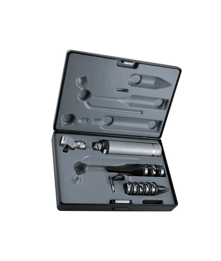 Set otoscopio xenon-alogeno, include anche set da 5 speculum autoclavabili in plastica