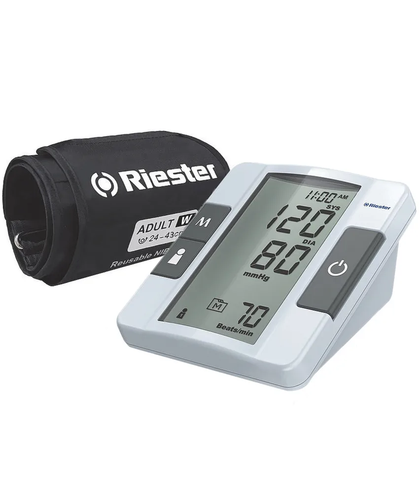 Sfigmomanometro RI-CHAMPION SMART PRO+, per uso domestico e professionale - con rilevamento del battito cardiaco irregolare