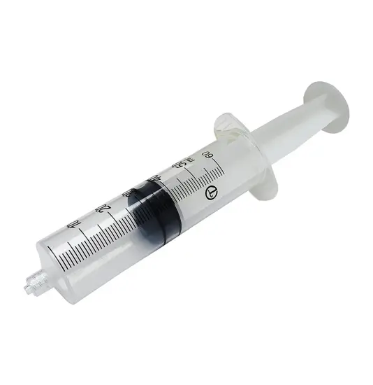 Siringa senza ago 50 ml trasparente  Luer Lock Concentrico