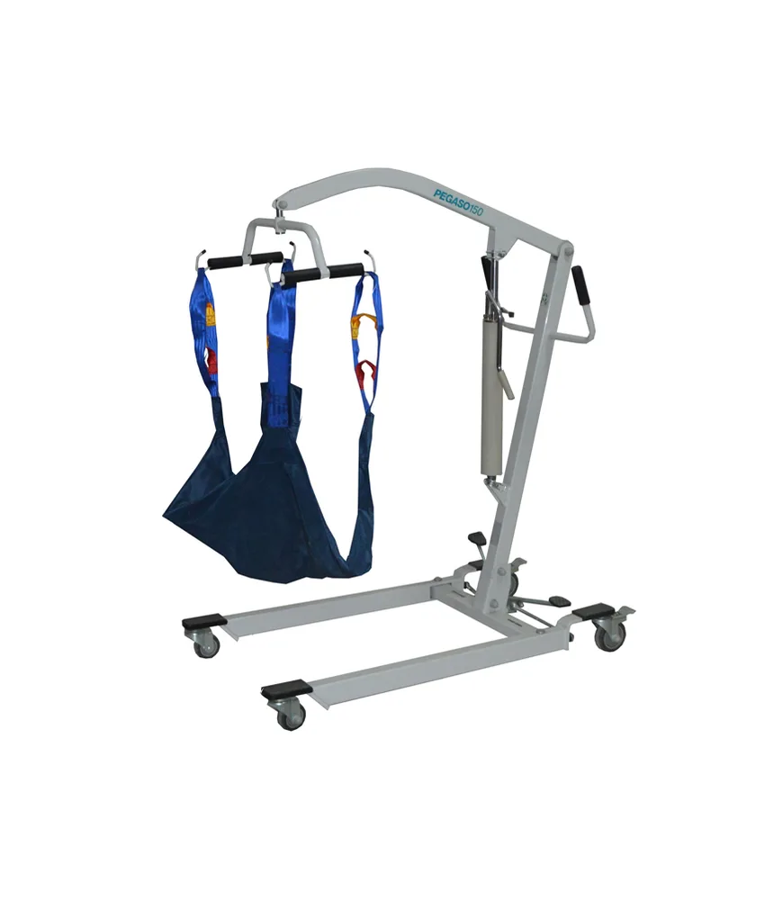 Sollevatore idraulico paziente, portata max 150 kg