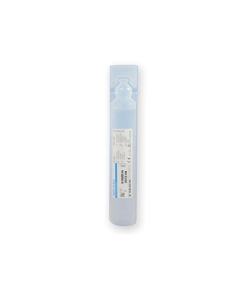 100 pezzi soluzioni sterili B-BRAUN ECOLAV, 30 ml