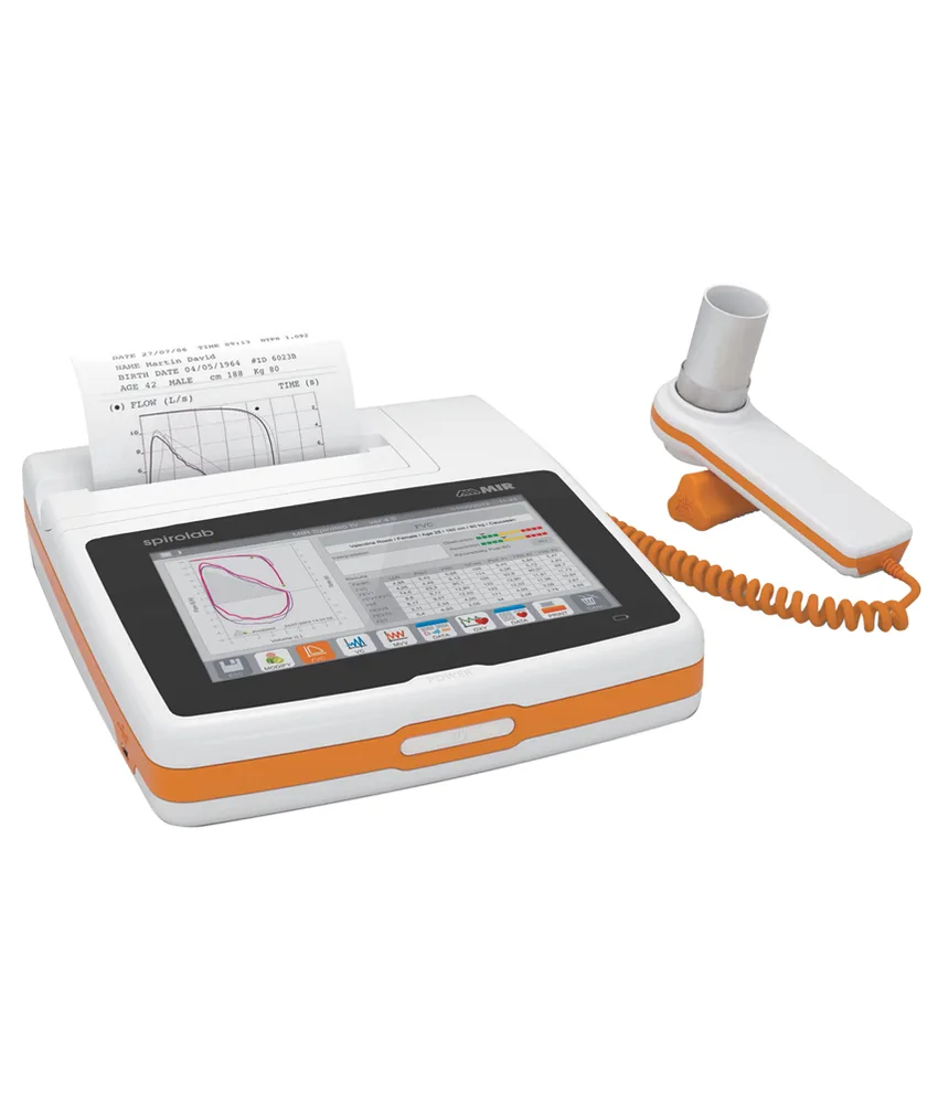 Spirometro Spirolab, display a colori touchscreen 7“