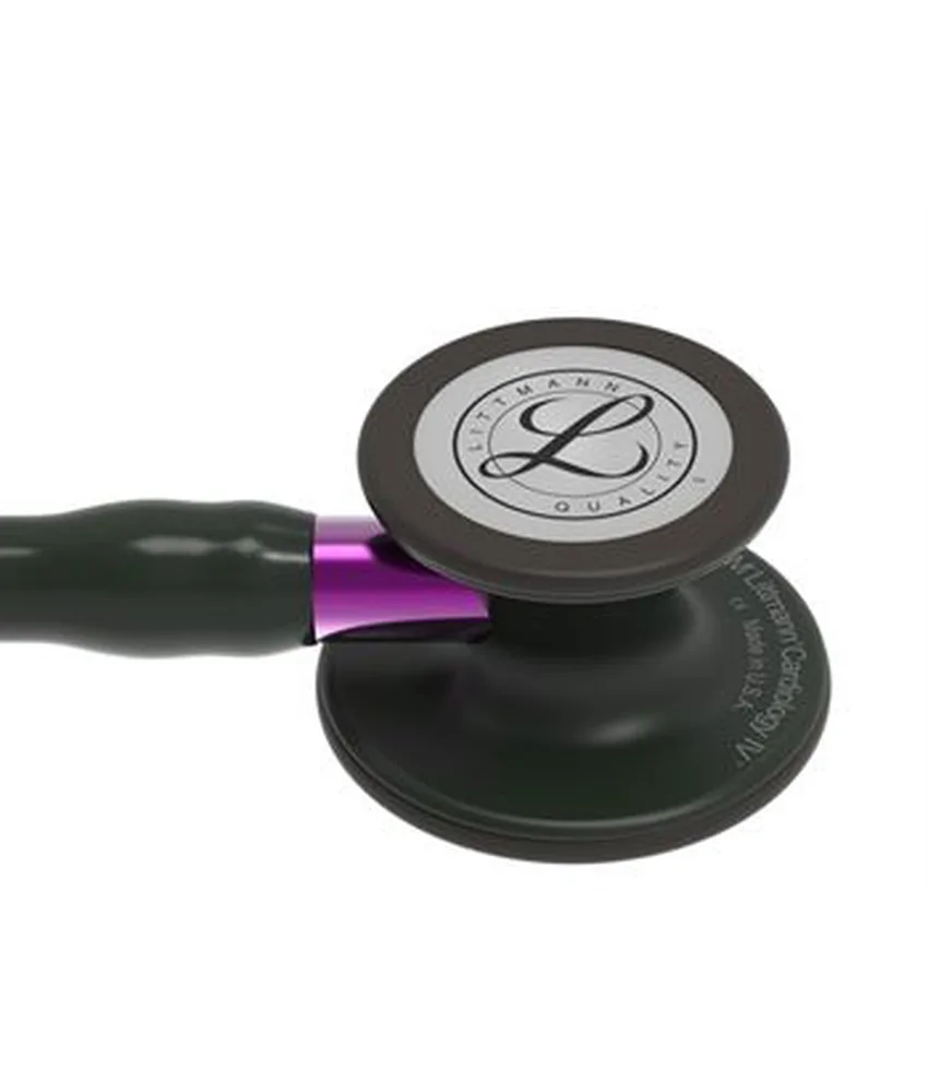 Stetoscopio Littmann Cardiology, colore nero - lunghezza: 69 cm