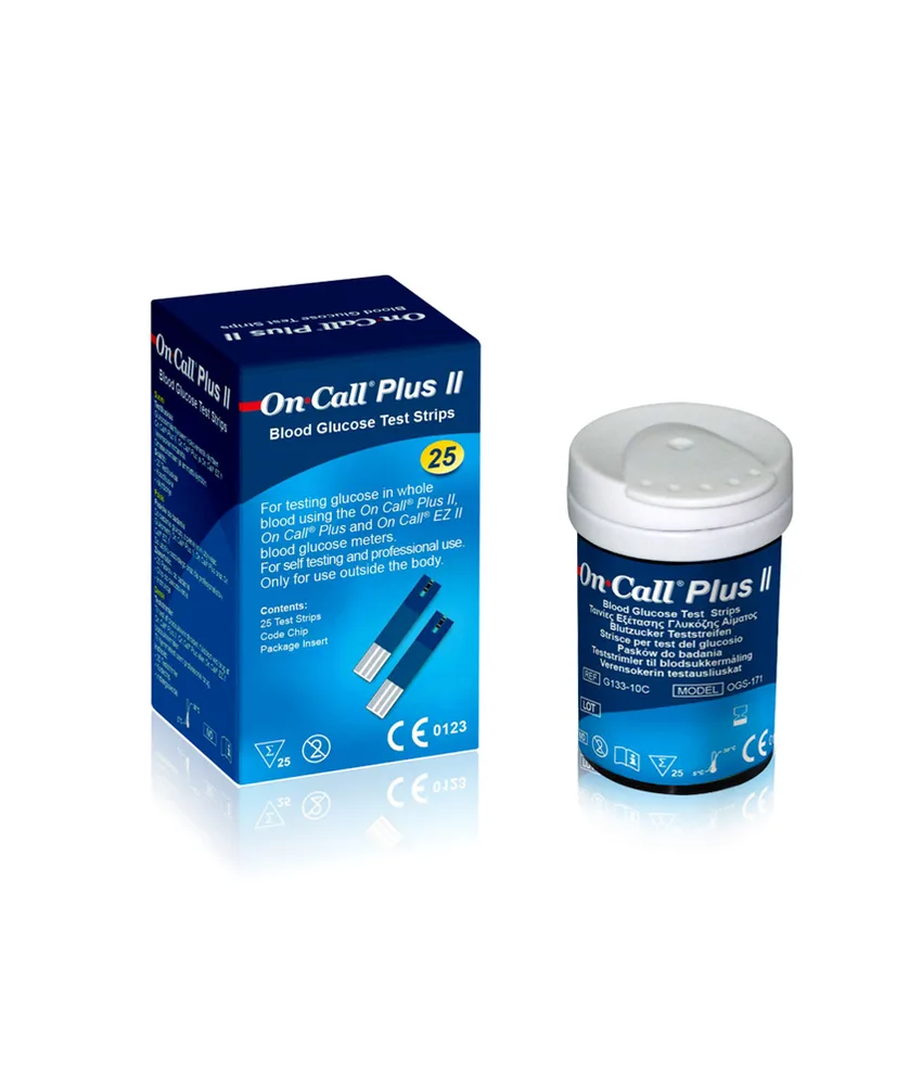 25 pezzi Strisce glucosio, strisce per glucometro con codice GIM 23886