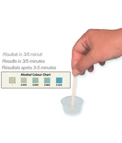 Strisce salivari test alcolimetrico