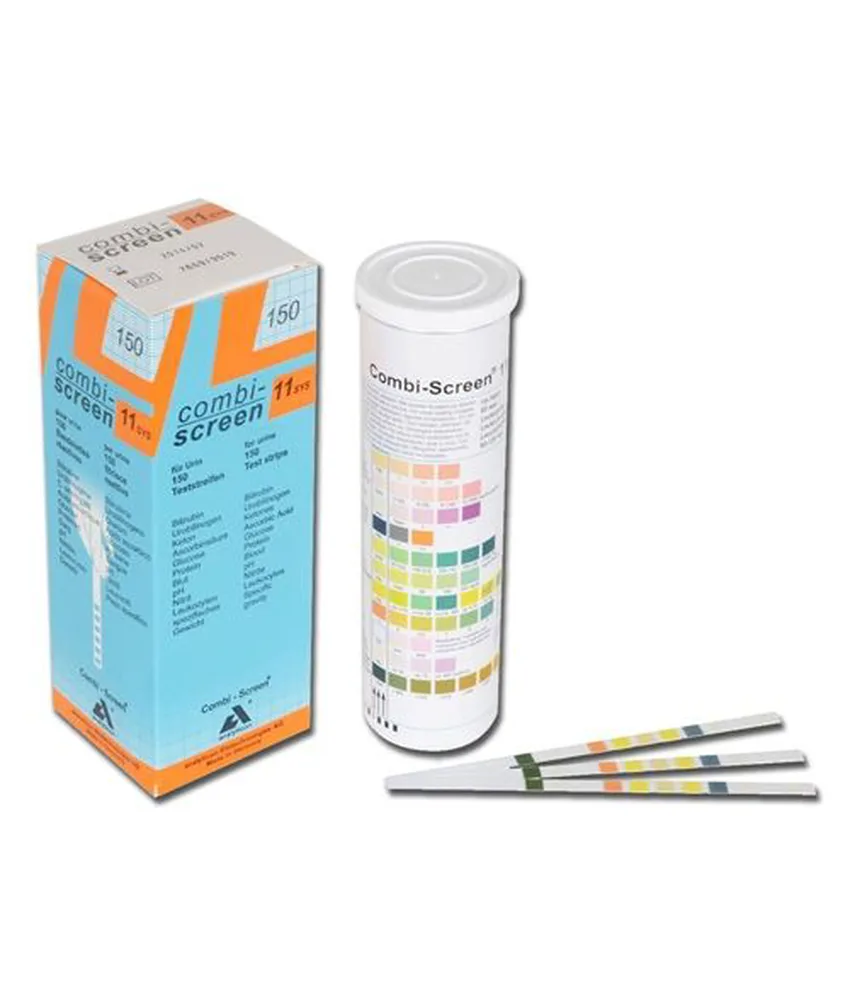 150 pezzi Strisce urine ANALITYCON COMBISCREEN CLASSIC, tubetto da 150 - dopo circa 60 secondi (fino a 120 per i leucociti)