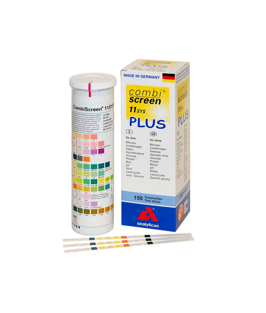 150 pezzi Strisce urine ANALITYCON COMBISCREEN PLUS, tubetto da 150 - 11 parametri