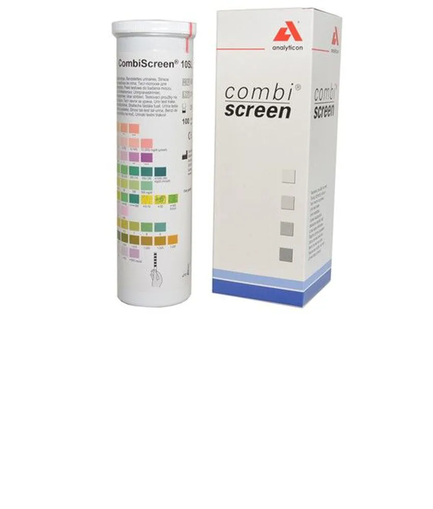 100 pezzi Strisce urine ANALYTICON COMBISCREEN PLUS, tubetto da 100 - dopo circa 60 secondi (fino a 120 per i leucociti)