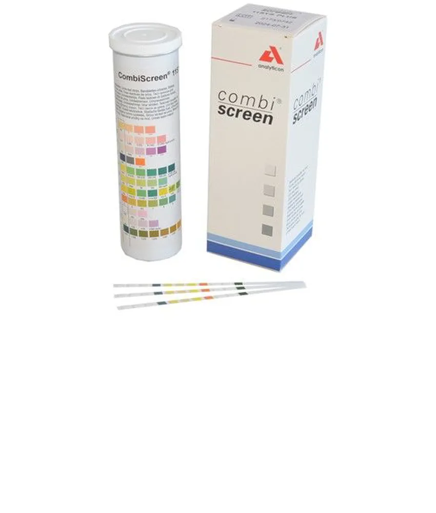 100 pezzi Strisce urine ANALYTICON COMBISCREEN PLUS, tubetto da 100 - dopo circa 60 secondi (fino a 120 per i leucociti)