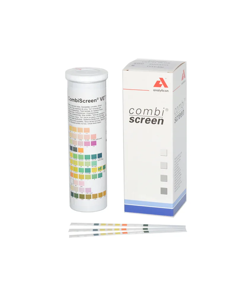 100 pezzi strisce urine veterinaria, 11 parametri