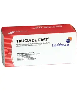 Sutura ad assorbimento rapido calibro 3/0  Truglyde fast