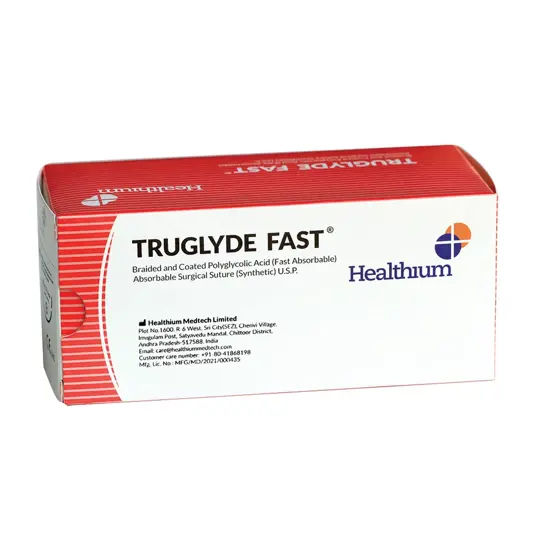 Sutura ad assorbimento rapido calibro 3/0  Truglyde fast