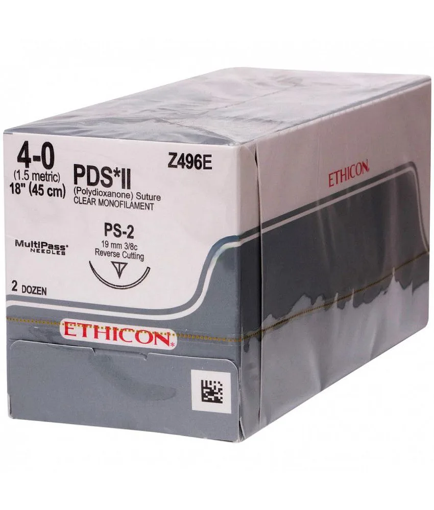 24 pezzi di Sutura assorbibile ago PS-2 PDS II - GIM 22394