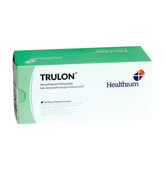 Sutura chirurgica non assorbibile calibro 5  Trulon