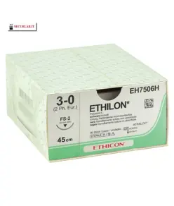 Sutura monofilamento ago 19 mm  Ethilon