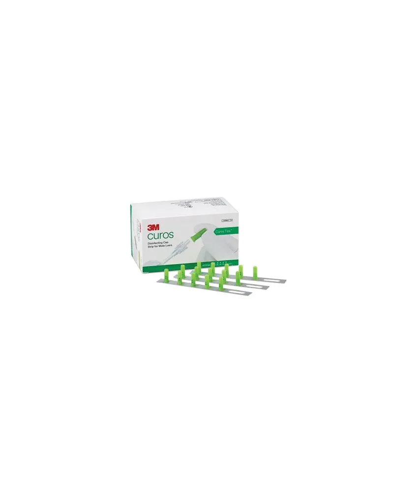 200 pezzi Tappini disinfettanti Curos Tips, connettore: Luer maschio