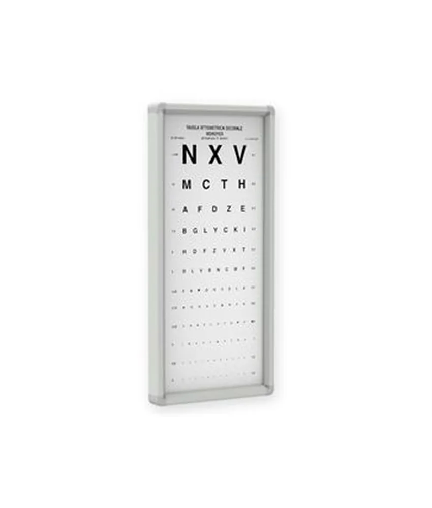 Tavole optometriche, non illuminate