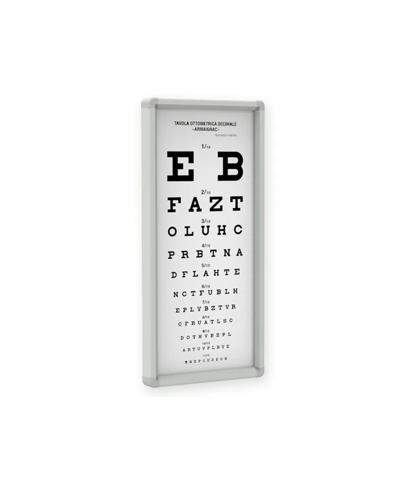 Tavole optometriche, non illuminate