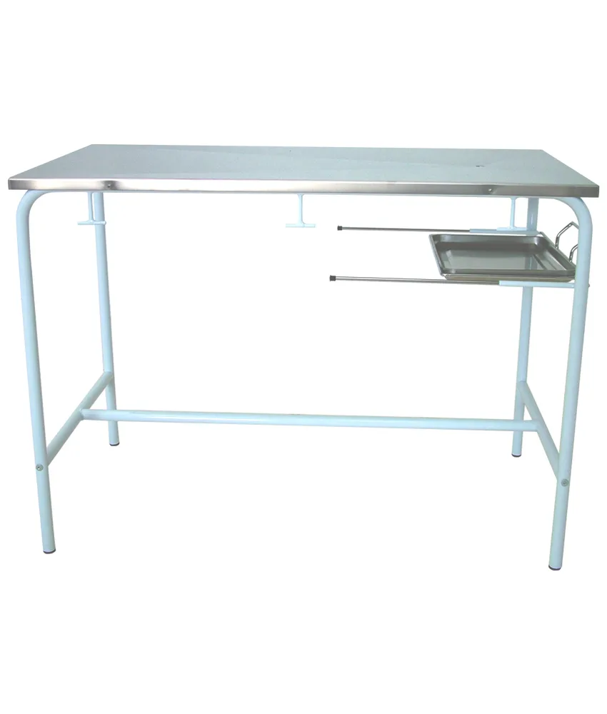 Tavolo visita veterinaria, 120x58xh 85 cm