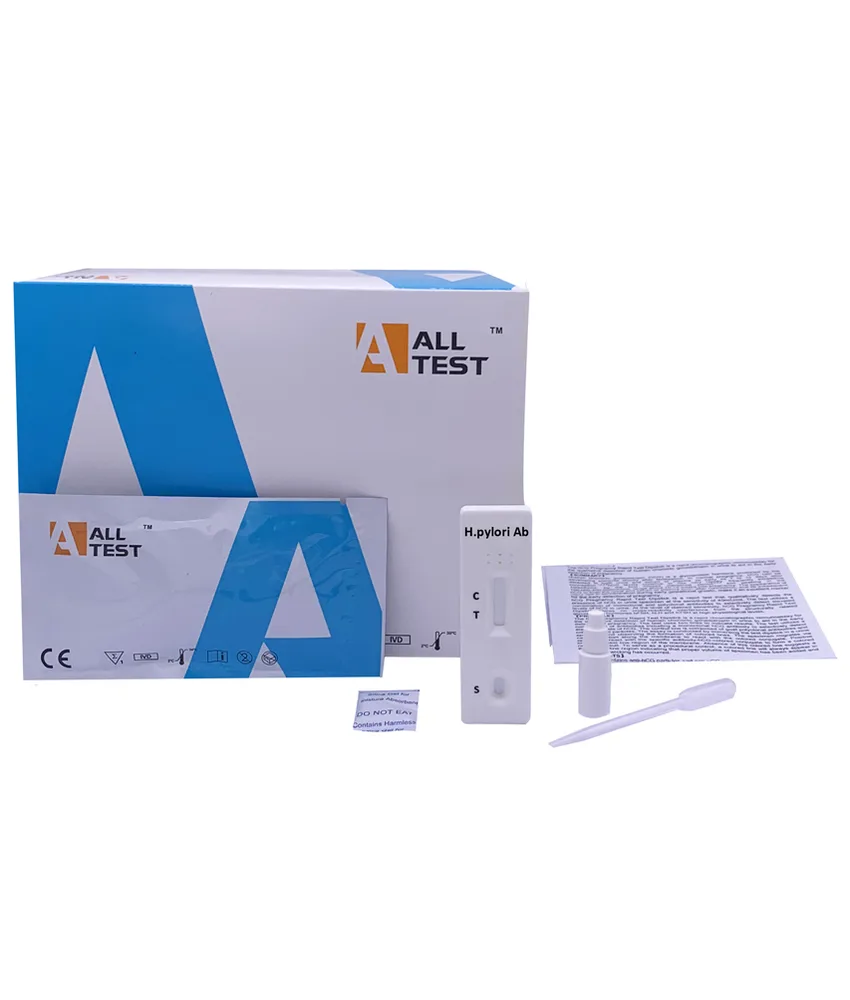 40 pezzi Test per la rilevazione dell'ulcera HELICOBACTER PYLORI, scatola da 40 test - risultati rapidi in 10 minuti.