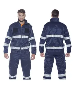 Giacca con bande rifrangenti