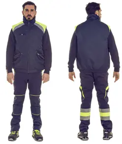 Gilet protezione civile imbottito  PC004