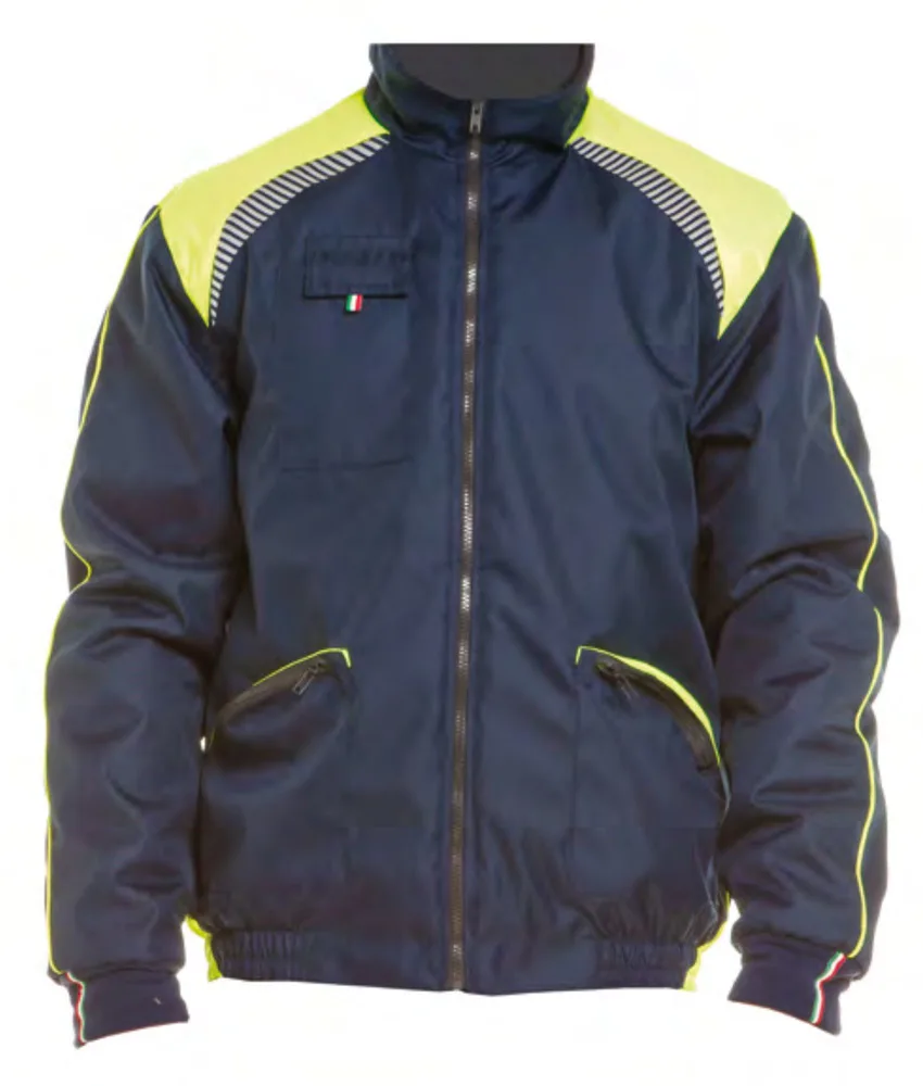 Giubbotto bomber protezione civile PC009, unisex - impermeabile - antistrappo