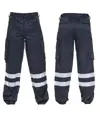 Pantalone con bande rifrangenti