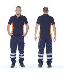 Pantalone con bande rifrangenti