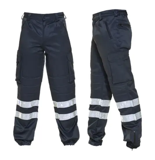 Pantalone con bande rifrangenti