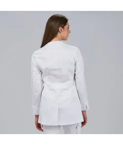 Bata mujer abierta cuello chimenea aria Garys