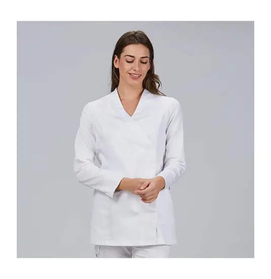 Bata mujer abierta cuello chimenea aria Garys