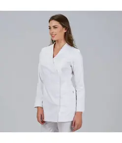 Bata mujer abierta cuello chimenea aria Garys