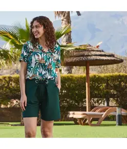 Bermuda donna occhielli vita Garys