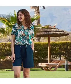 Bermuda donna occhielli vita Garys