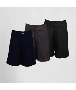 Bermuda mezzo elastico e zip Garys