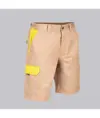Bermuda unisex multitasche elastico combinato Garys Acero