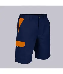 Bermuda unisex multitasche elastico combinato Garys Acero