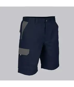 Bermuda unisex multitasche elastico combinato Garys Acero