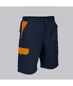 Bermuda unisex multitasche elastico combinato Garys Acero