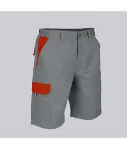 Bermuda unisex multitasche elastico combinato Garys Acero