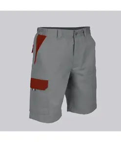Bermuda unisex multitasche elastico combinato Garys Acero