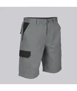 Bermuda unisex multitasche elastico combinato Garys Acero